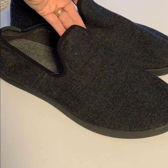 Allbirds men’s Black wool slip on loungers - Picture 5 of 8